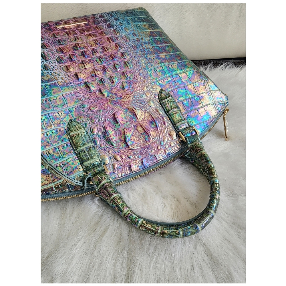 NWT Large Duxbury Satchel Visionary Delphine w/dustbag - Picture 9 of 14
